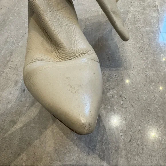 L'INTERVALLE Cream Knee-High Boots - Picture 10 of 11